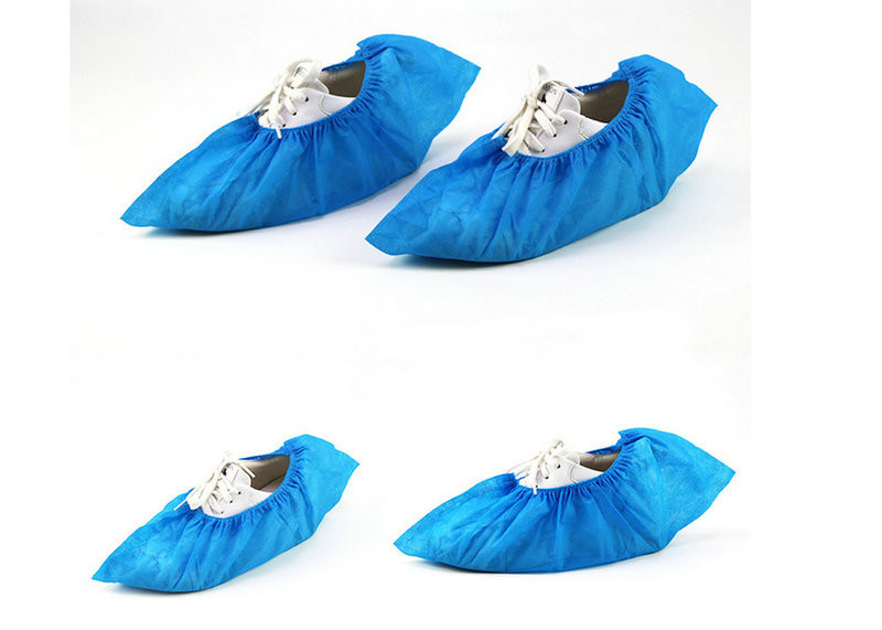 Non Woven Disposable Foot Covers Non Slip Printing Customized Color