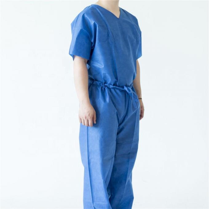 Hospital Short Sleeve Surgical Gown SMS Smms 3xl 4xl 5xl Disposable Protective Medical Gowns 2