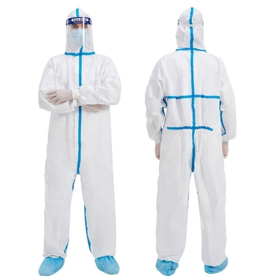 Disposable Coverall Level 4 Isolation Gowns Reusable Protective Clothing