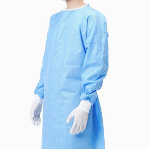 Hospital Operating Gown Blue Medical Isolation Disposable Surgical Gown
