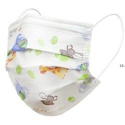 Kid Toddler Cloth Children'S Reusable Face Mask  For 2 3 5 Year Old Washable 3 Ply