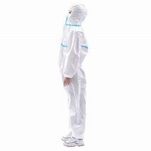 Level 4 Disposable Isolation Coveralls Xl PPE For Biohazard Chemical Protection
