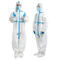 Pp Disposable Medical Protective Suit Coverall Non Woven Microporous PE Film