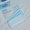 Black Blue 3 Ply Disposable Face Mask Non Woven Mask With Ear Loop Elastic