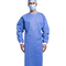 Non Woven Disposable Surgical Gowns Waterproof Soft Reinforce Isolation Gown 40gsm