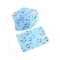 Antiviral 3-Ply Pleated Children'S Disposable Face Mask Cute Design 5 X 3